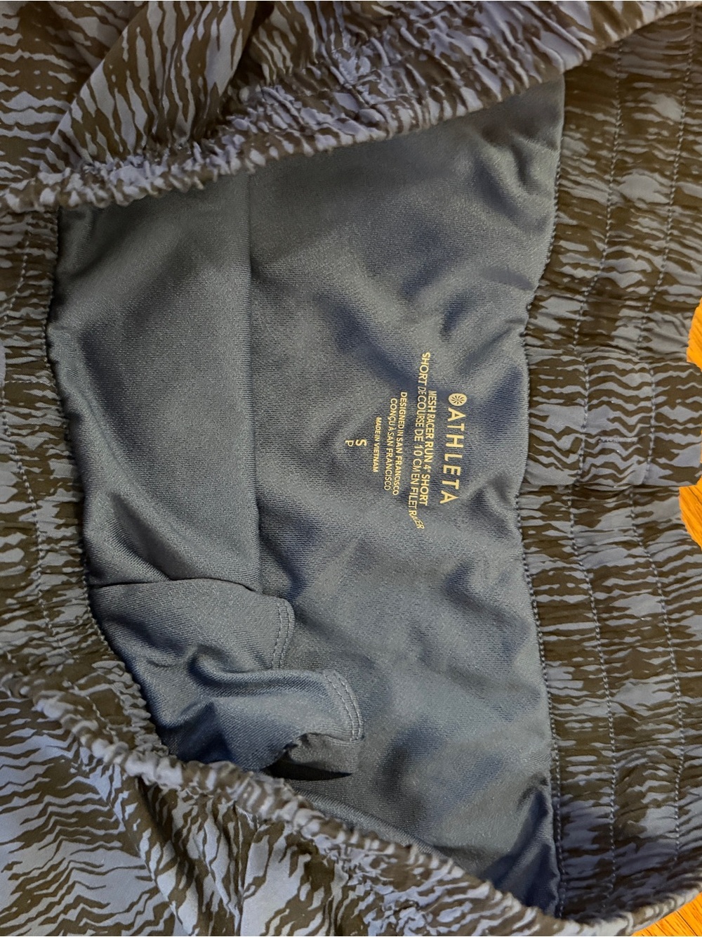 Athleta Mesh Run Racer Short - Picture 2 of 4